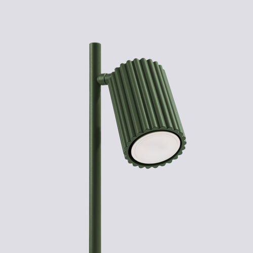 Sollux Lighting Tafellamp KARBON olijfgroen - 14,5x19,5x43cm