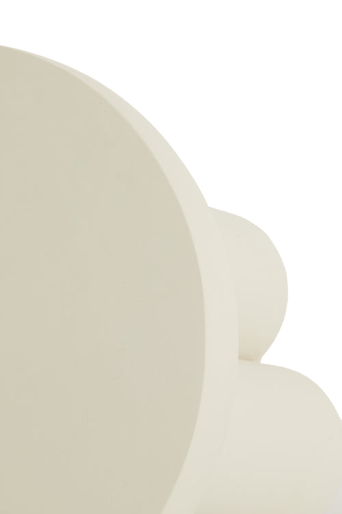 Light & Living bijzettafel MIZUHO - Ø50x47cm - wit - vtwonen shop