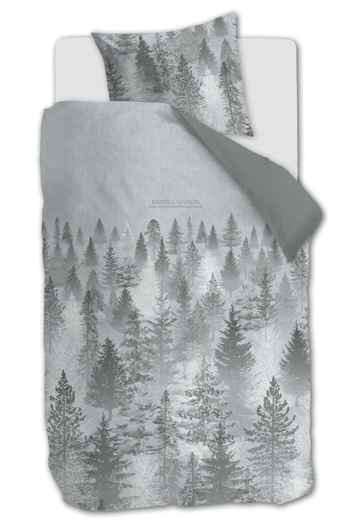 Rivièra Maison  Foggy Forest - 140 x 200/220 cm - Groen - vtwonen shop