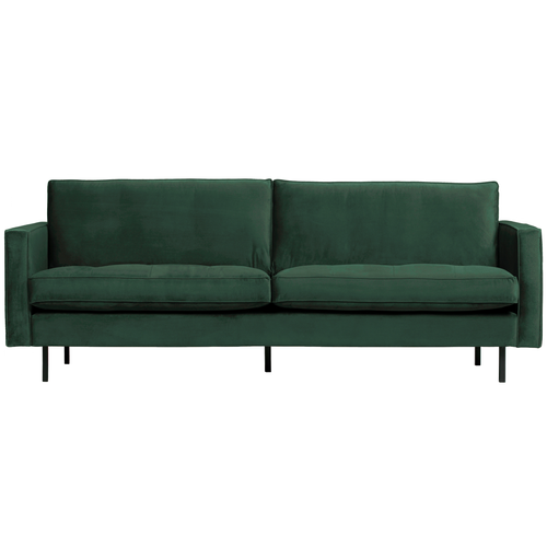 BePureHome classic 2,5-zits bank Rodeo - Velvet - Green Forest - vtwonen shop