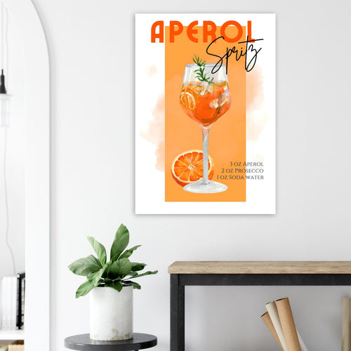 Artfulprints  Aperol Spritz - Orange   poster 70x100 cm - vtwonen shop