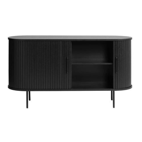 Olivine Lenn houten sideboard zwart - 140 x 45 cm - vtwonen shop