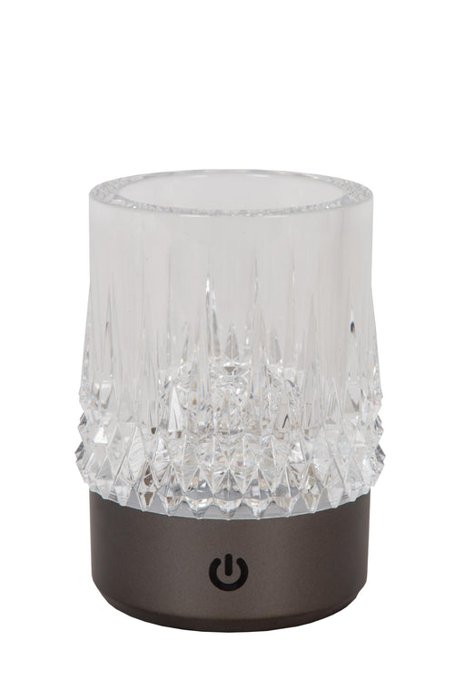 Lucide tafellamp LILY - Geïntegreerde LED - Zwart chroom
