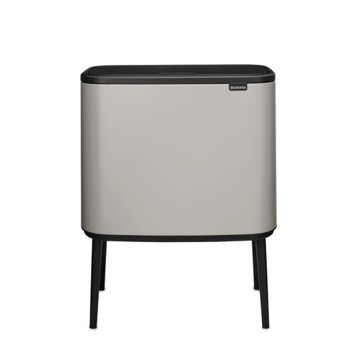 Brabantia Bo Touch Bin, met 3 binnenemmers, 3 x 11L - Soft Grey