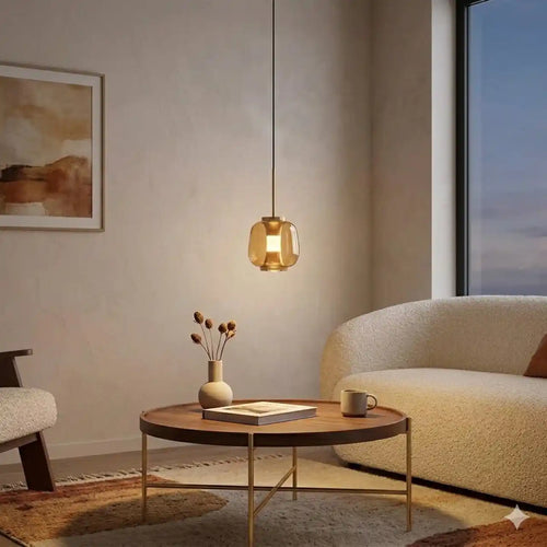 Freelight hanglamp Rosa - 1 lichts - 21  x 180   cm - rosé goud
