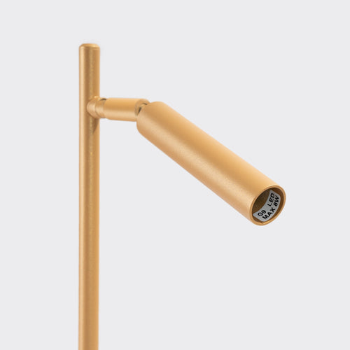 Sollux Lighting Tafellamp PASTELO goud - 14x20x43cm