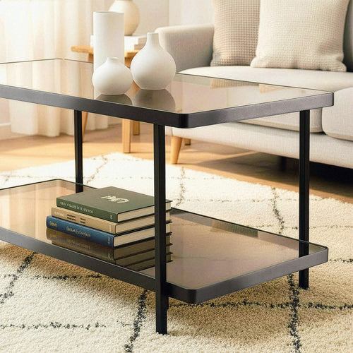 Calicosy - ORA Salontafel - Zwart - 100x50x48 cm