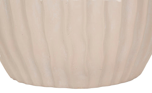 Mauro Ferretti vaas - Ø 26,5x26 cm - crème