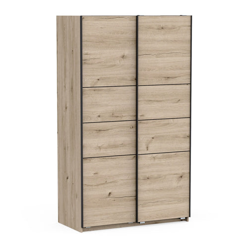 Calicosy - 2-deurs LINE - Licht hout 116,6x59,8x203 cm