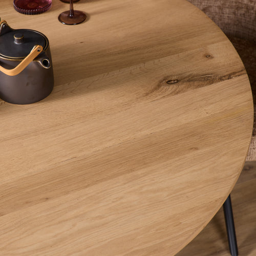 Starfurn  eettafel Ferris - bruin - 130x130x76cm