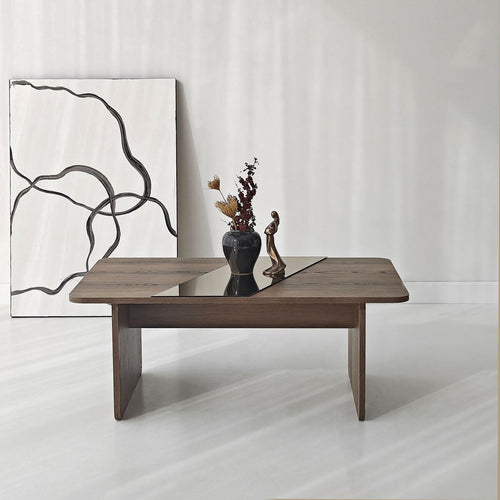 Calicosy - SOLEA Salontafel - Naturel - 100x60x40 cm