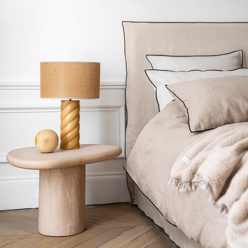 Madura Hoes voor hoofdbord Carlina snaar en zwarte hommel 190x134 cm