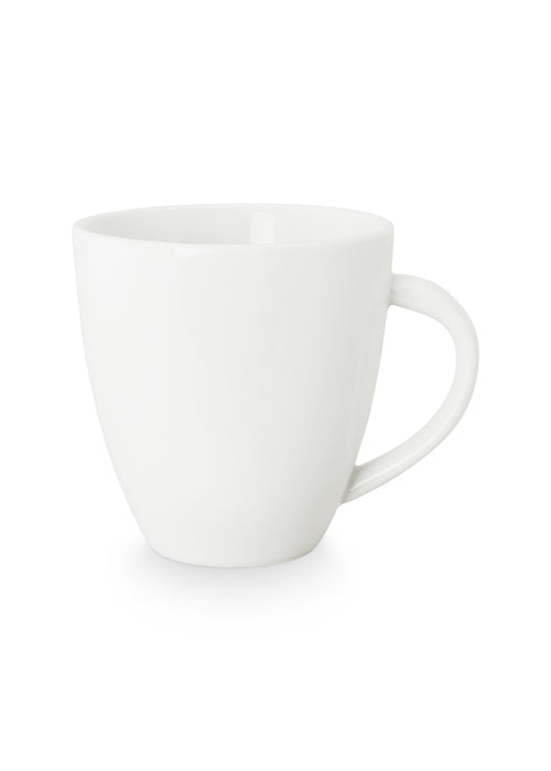 vtwonen - Basic - mokken set van 6 - porselein - wit - 200 ml