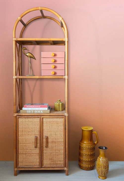 ESTAhome fotobehang dip dye motief oranje en roze - 2 x 2.79 m - 159547