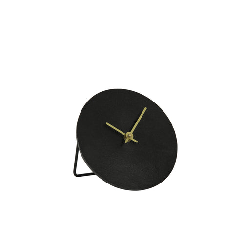 Light & Living klok  - zwart - 15x0.5x15 cm