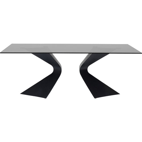 Kare Design Eettafel Gloria 200x100cm zwart - vtwonen shop