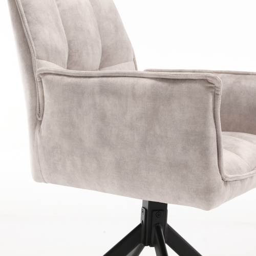 Starfurn  eetkamerstoel Dani - grijs - 58x67x64cm - vtwonen shop