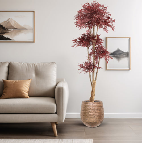 Maxifleur Japanse Acer Kunstbonsai Deluxe 210cm Burgundy
