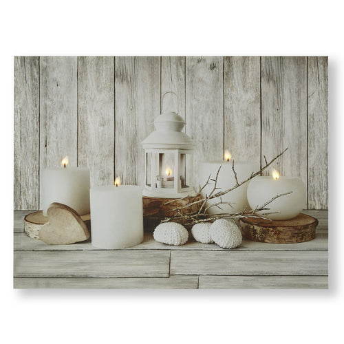 Art for the Home Canvas LED - Coastal Treasures - 60x80cm