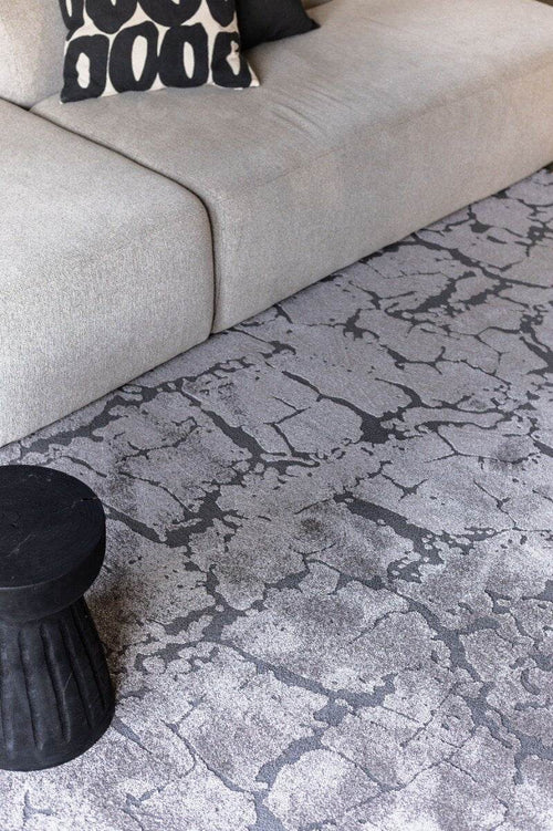 Interieur05 Vloerkleed Cairt Grijs/Antraciet - 160 x 230 cm - vtwonen shop