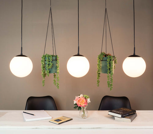 EGLO hanglamp Rondo 3 - e27 - 121 cm - zwart/wit - vtwonen shop