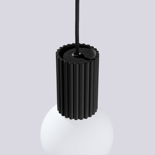 Sollux Lighting Hanglamp HALO 1 zwart - 12x12x120cm