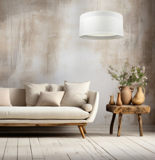 bpskoncept hanglamp Duo Linen Light - Ø50 cm