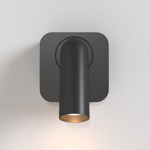 Maytoni wandlamp Mirax - Zwart - 8.5x6.3x6.5 cm