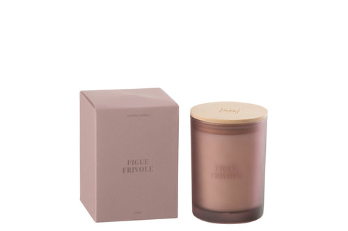 J-Line geurkaars Accords Essentiels - Figue Frivole - paars  - 38U