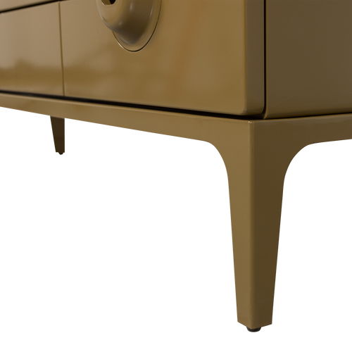 WOOOD tv meubel Merge - Eucalyptus hout - Honinggeel - 57x160x44 - vtwonen shop