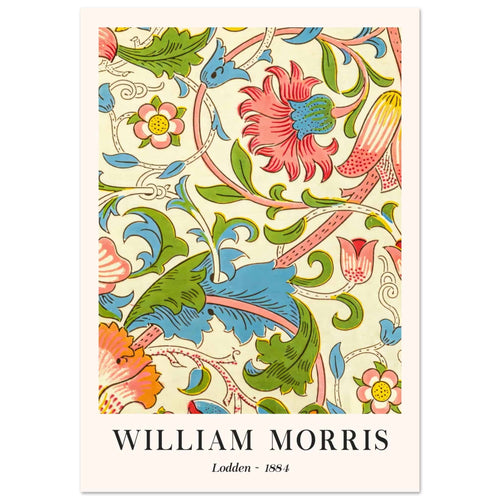 Artfulprints Poster William Morris - Lodden 1884   - 50x70 cm - Meerkleurig