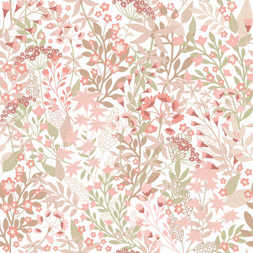 ESTAhome behang veldbloemen vergrijsd groen en roze - 50 x 900 cm - 131348 - vtwonen shop