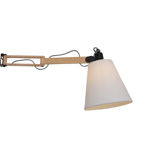 Mexlite wandlamp dion - 1 lichts - 55x 24 cm - beuken - vtwonen shop