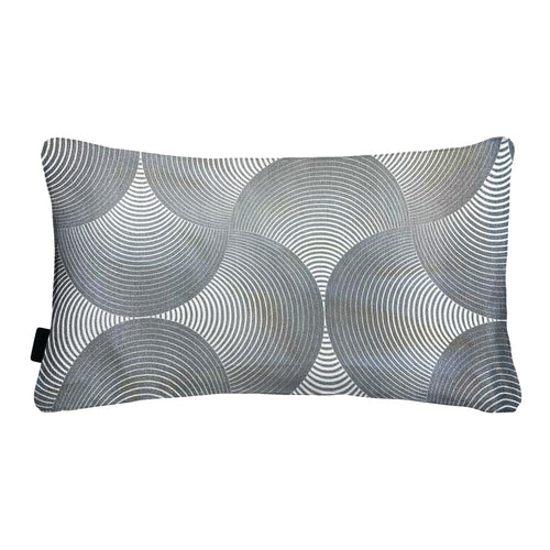 Madison sierkussen Napels - grijs - 30x50x10cm - set van 4