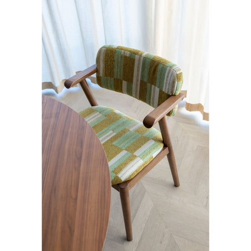 Dutchbone Sara Eetkamerstoelen Groen - Set van 2