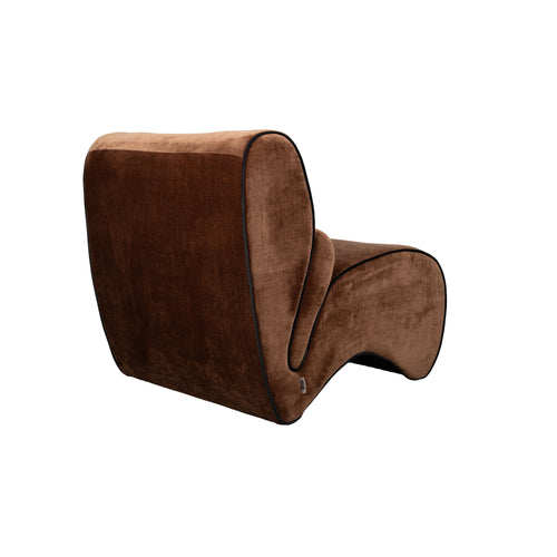 Dutchbone Donna Fauteuil Donkerbruin