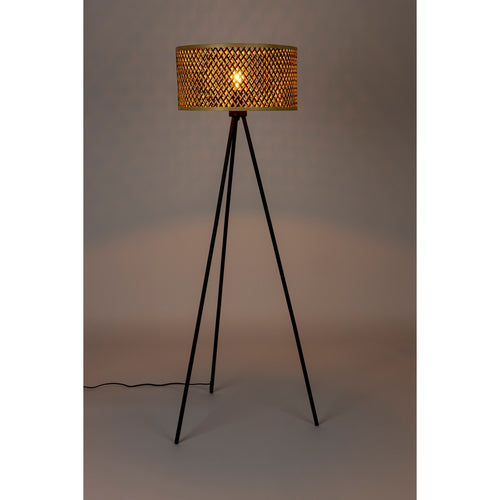 Housecraft living Isla Vloerlamp Bamboo - Beige - vtwonen shop