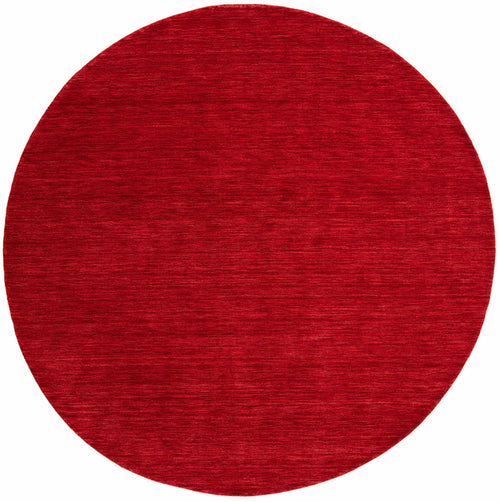 Vloerkleed MOMO Rugs Panorama Uni Rond Red 150 rond