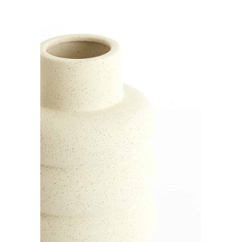 Light & Living vaas Triota - wit - Ø20cm - vtwonen shop