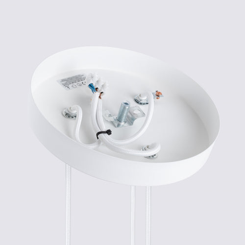 Sollux Lighting Hanglamp KARBON 3P wit - 19,5x19,5x108cm