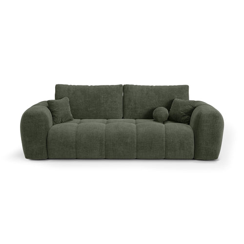 Premium Interiors - Slaapbank met opbergruimte SKY - kruisbinding vintage groen 260cm