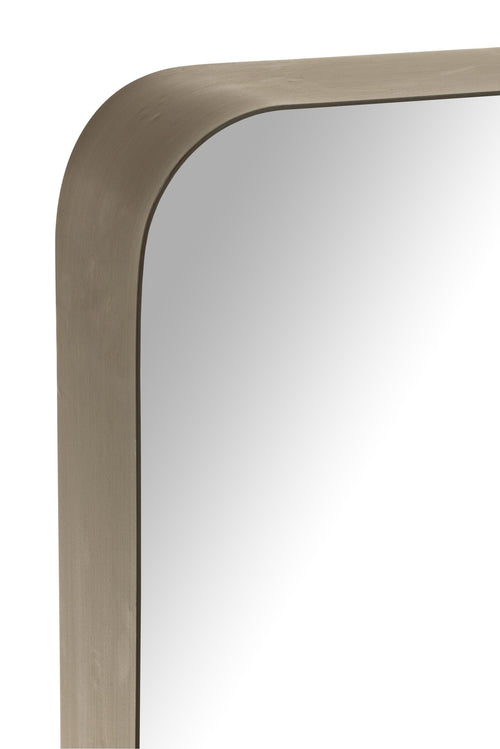 J-Line spiegel Markus - metaal/glas - zwart - small - 160 x 44 cm