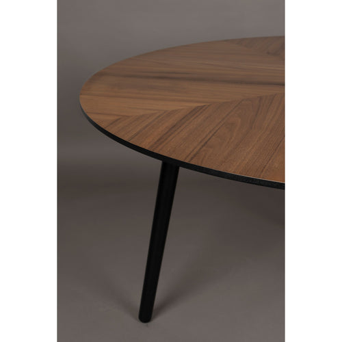 Dutchbone Clover Eettafel Rond 120 cm Hout - Bruin - vtwonen shop