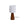 Leitmotiv tafellamp Sheer Cone - wit - Ø15cm