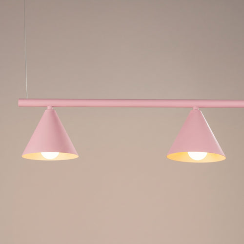 Sollux Lighting Kroonluchter NOX 4L roze - 122x14x215cm
