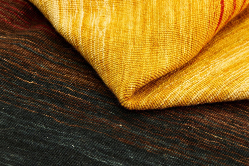 Vloerkleed MOMO Rugs Panorama Kelim Black Terra 250x350 cm