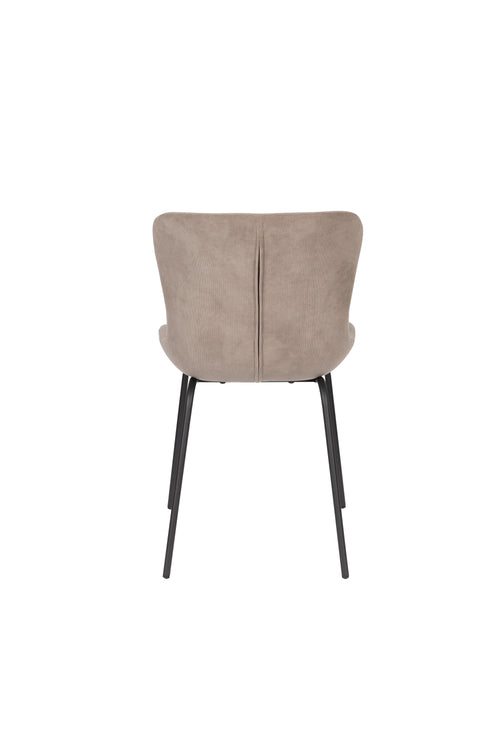 Housecraft Living Junzo Rib Eetkamerstoelen Grijs - Set van 2 - vtwonen shop