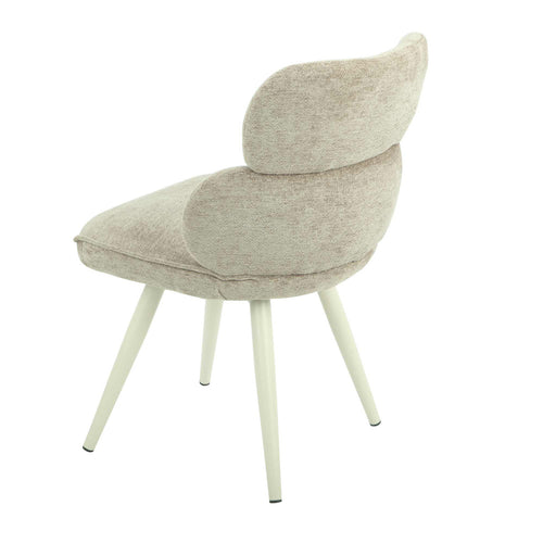 StarFurn Eetkamerstoel Abby - Taupe Stof - Set van 2 - vtwonen shop