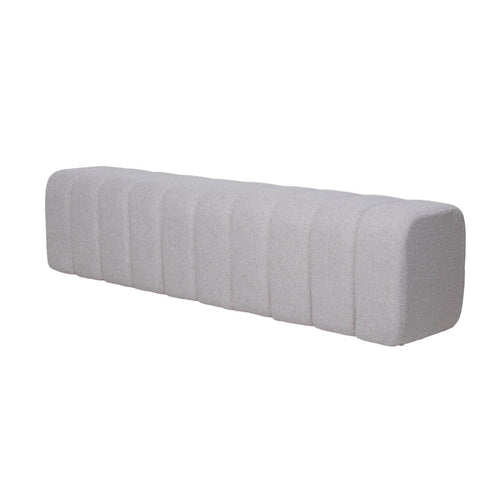 DÉJA Living Eetkamerbank Bogense - Beige Stof - 200x45x48cm