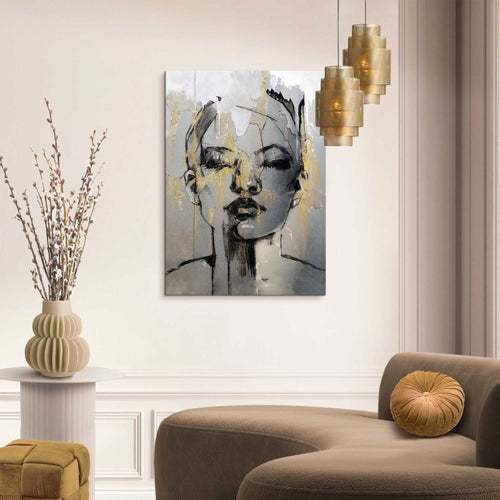 Reinders schilderij Gezicht - 70x50cm